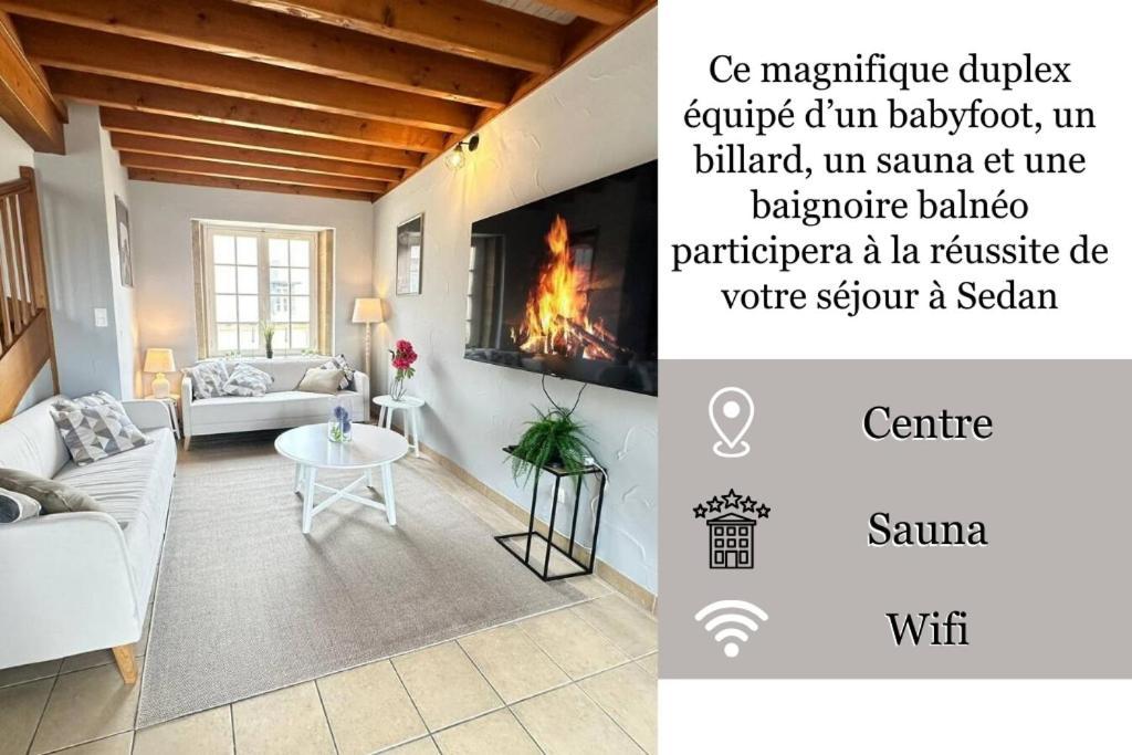 S Bayleved'Air Duplex Vue Chateau, Balneo Et Sauna Sedan Kültér fotó