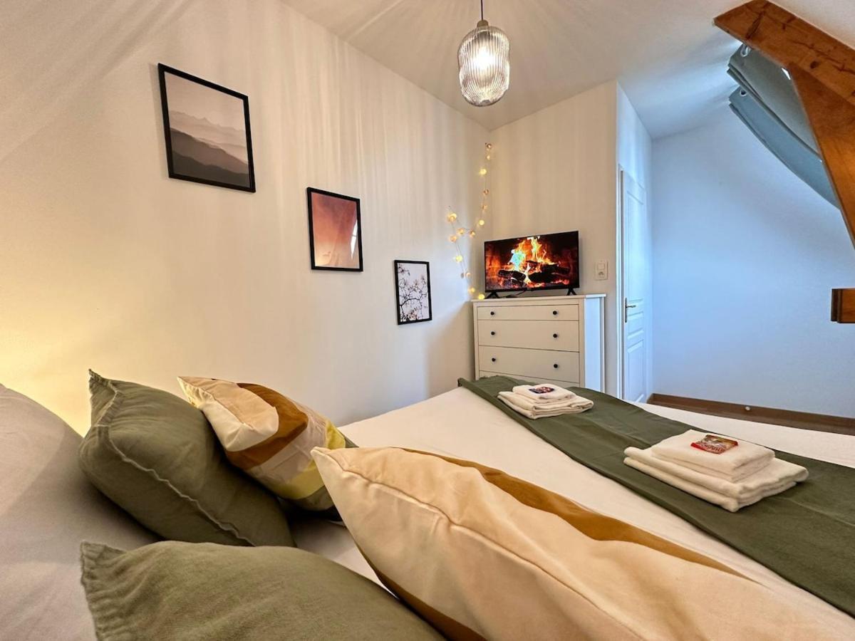 S Bayleved'Air Duplex Vue Chateau, Balneo Et Sauna Sedan Kültér fotó
