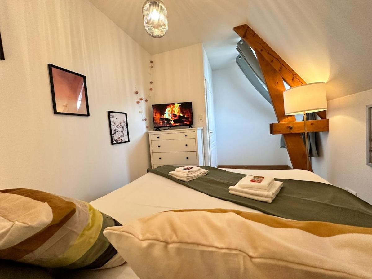 S Bayleved'Air Duplex Vue Chateau, Balneo Et Sauna Sedan Kültér fotó
