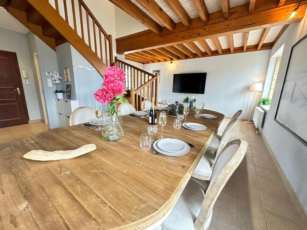 S Bayleved'Air Duplex Vue Chateau, Balneo Et Sauna Sedan Kültér fotó
